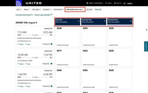 How to Check if Your United Ticket is Refundable