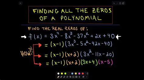 How to Find the Zeroes of a Polynomial Function