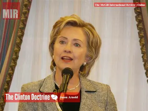 Humanitarian Goals of the Clinton Doctrine