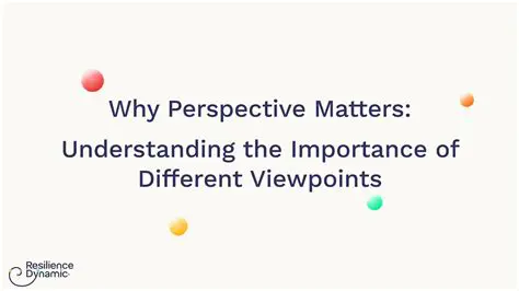 Identify your unique perspective