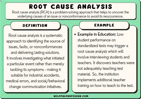 Identifying the Root Cause