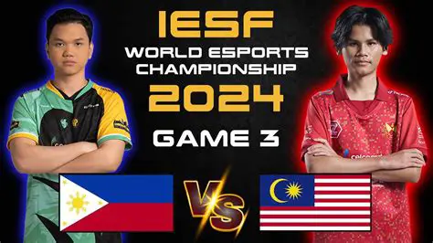 IESF World Esports Championship: Philippines vs. Malaysia Showdown