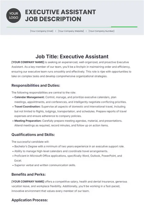 iExecutive Assistant Job Description: Skills, Responsibilities, and Career Path