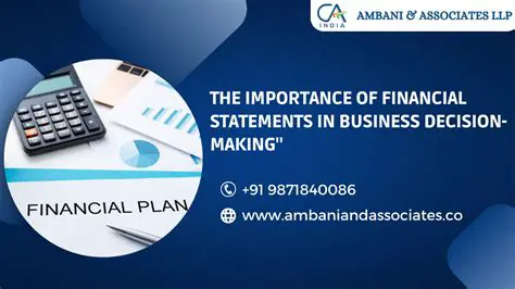 Importance of Financial Statements in Business Decision Making