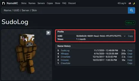 Importance of UUIDs in Minecraft