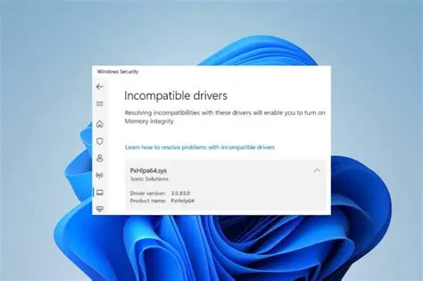 Incompatible device or software