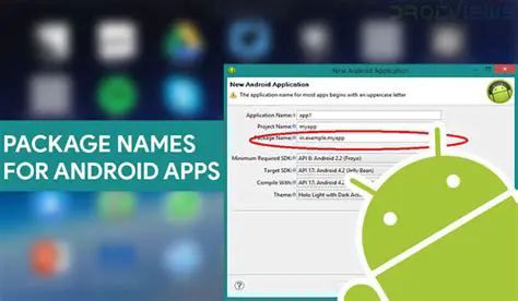 Invalid Android package name