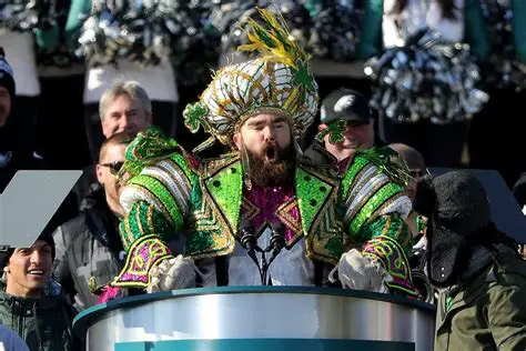 Jason Kelce's Iconic Eagles Super Bowl Parade Outfit: A Legend Forged in Mummers & Passion