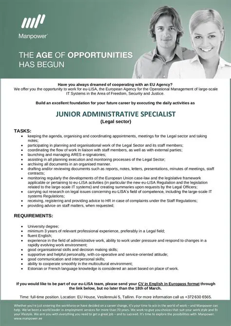 Junior Administrative Specialist: Your Guide to a Thriving Career Path