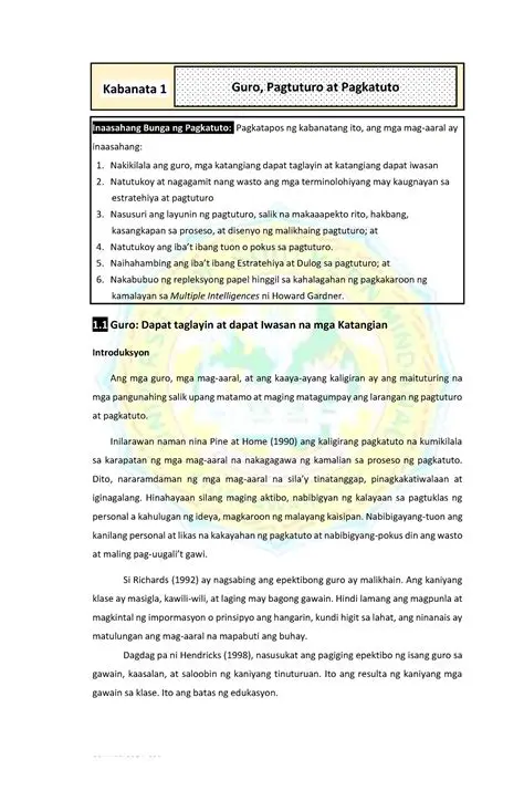 Kapangyarihan ng Pagtuturo