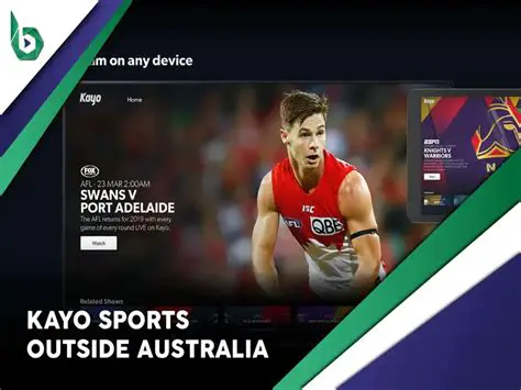 Kayo Sports: Your Comprehensive Guide to Live & On-Demand Sports Streaming in Australia