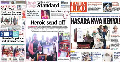 Kenya Newspapers Review Today: A Comprehensive Look at the Latest Headlines and Stories
