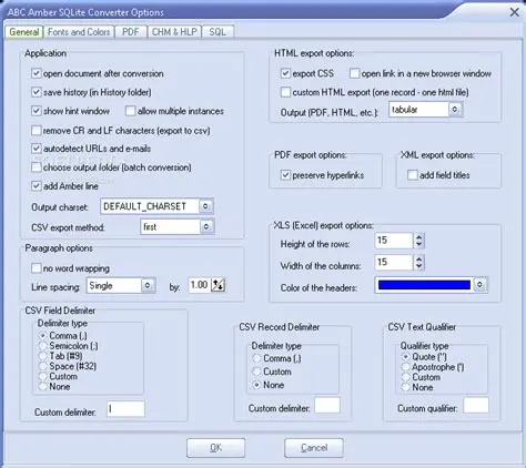 Key Features of ABC Amber SQLite Converter