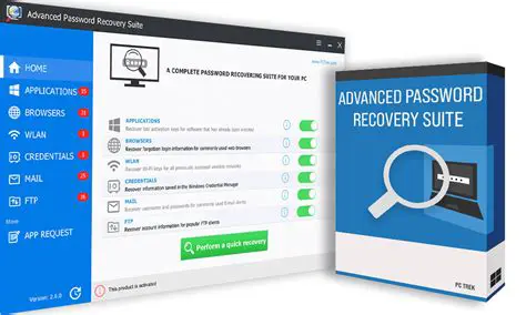 Key Features of Advanced Password Recovery Suite