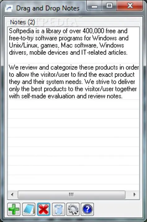 Key Features of AgataSoft Drag and Drop Notes