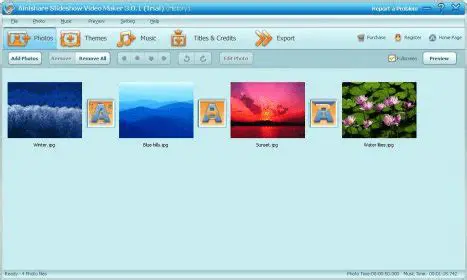 Key Features of Ainishare Free Slideshow Video Maker