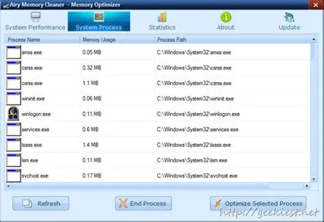 Key Features of Airy Memory Cleaner