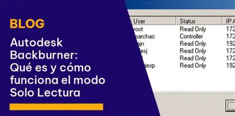 Key Features of Autodesk Backburner