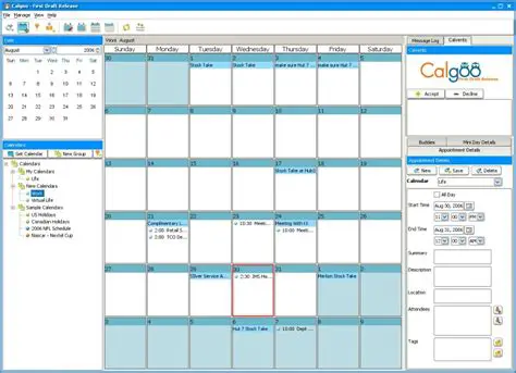 Key Features of Calgoo Calendar