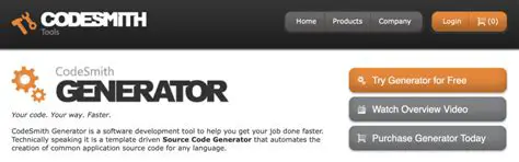 Key Features of CodeSmith Generator