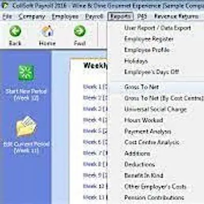Key Features of CollSoft Payroll 2015