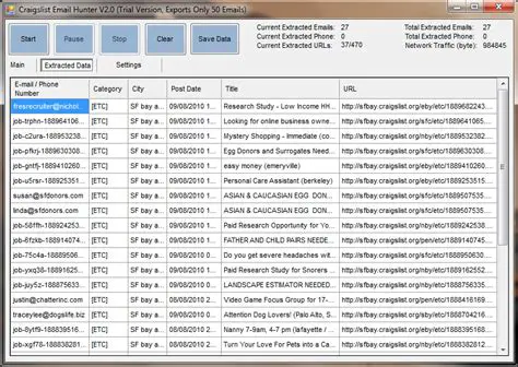 Key Features of Craigslist Email Harvester