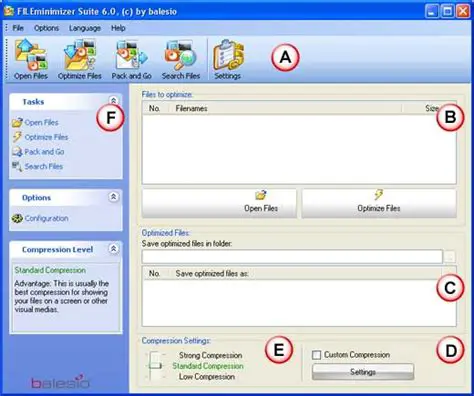 Key Features of FILEminimizer Suite