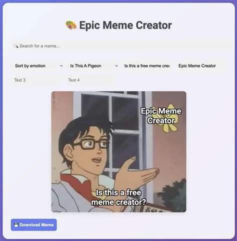 Key Features of Free Meme Creator