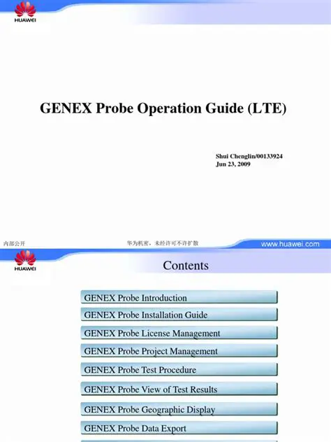 Key Features of GENEX PROBE