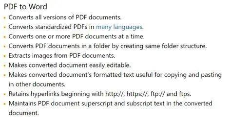 Key Features of GIRDAC PDF to Word Converter