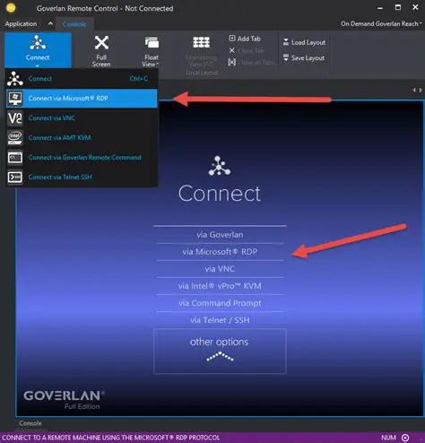 Key Features of Goverlan Remote Control