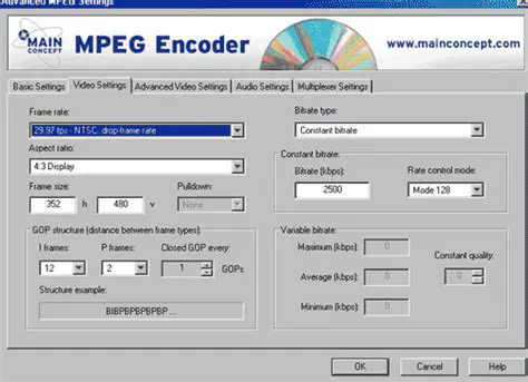 Key Features of MainConcept MPEG Encoder