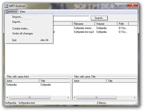 Key Features of MP3 Archiver