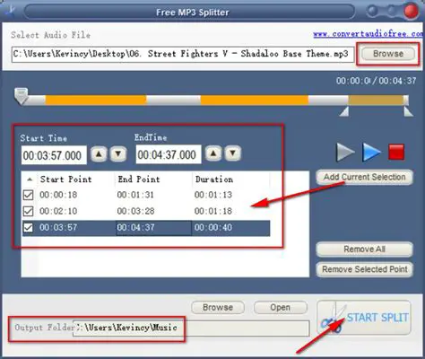 Key Features of Okoker MP3 Splitter
