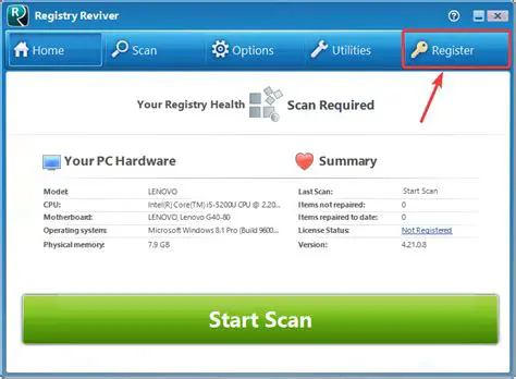 Key Features of Registry Reviver