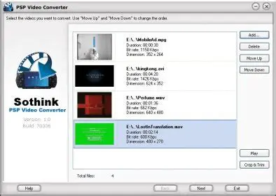 Key Features of Sothink PSP Video Converter