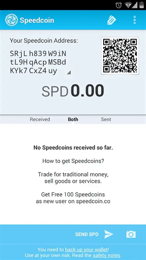 Key Features of Speedcoin Wallet