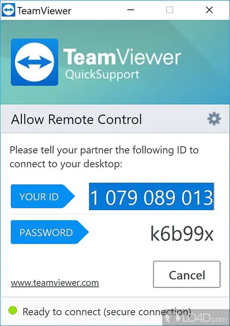 Key Features of Team Viewer Quick Support