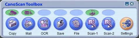 Key Features of the CanoScan Toolbox