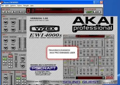 Key Features of the Vyzex EWI4000S