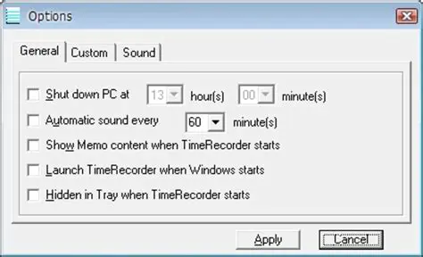 Key Features of TimeRecorder