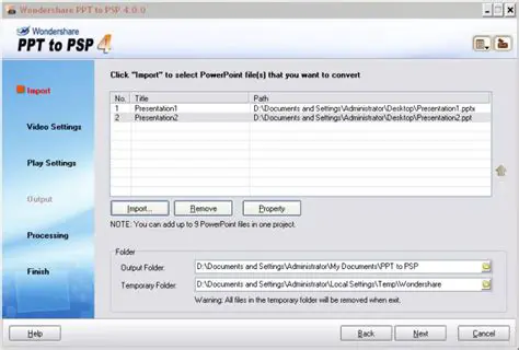 Key Features of Wondershare PPT to PSP