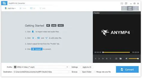 Key Functions of AnyMP4 4K Converter