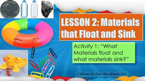 Materials That Would Float in Water