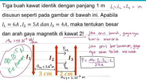 Menghitung Gaya Lorentz pada Kawat yang Berada dalam Medan Magnet