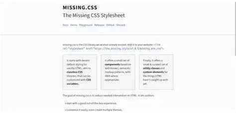 Missing CSS or JavaScript files
