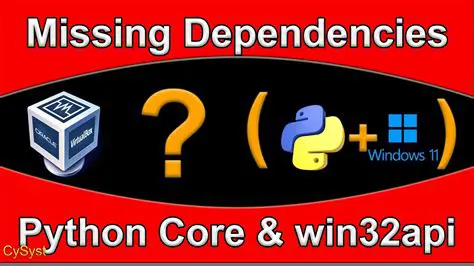 Missing or corrupted dependencies