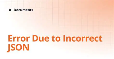 Missing or Incorrect JSON Data