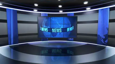 Transform Your News Broadcast with Immersive Background Video Studios