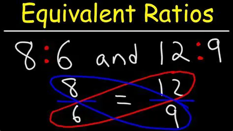 Not using equivalent ratios
